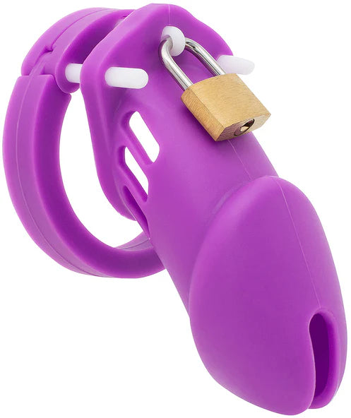 Male's Silicone Device Cage 2.76 inches and 3.74 inches long, gallery view 5