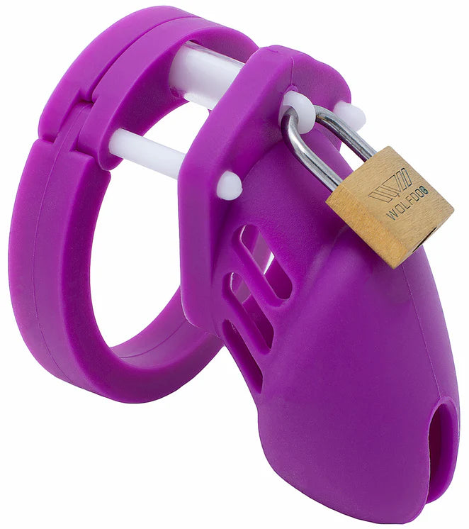 Male's Silicone Device Cage 2.76 inches and 3.74 inches long, gallery view 6