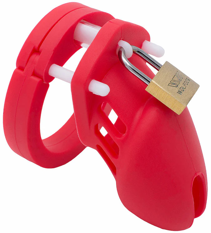 Male's Silicone Device Cage 2.76 inches and 3.74 inches long, gallery view 8