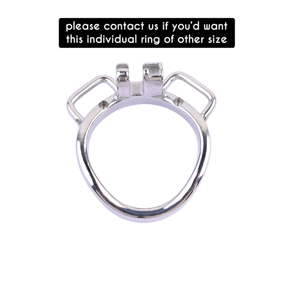 Metal Botted Male Chastity Cage with Belt, gallery view 9