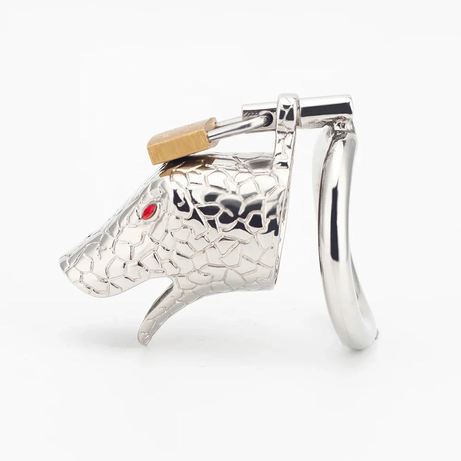Snake Head Chastity Cage, gallery view 4