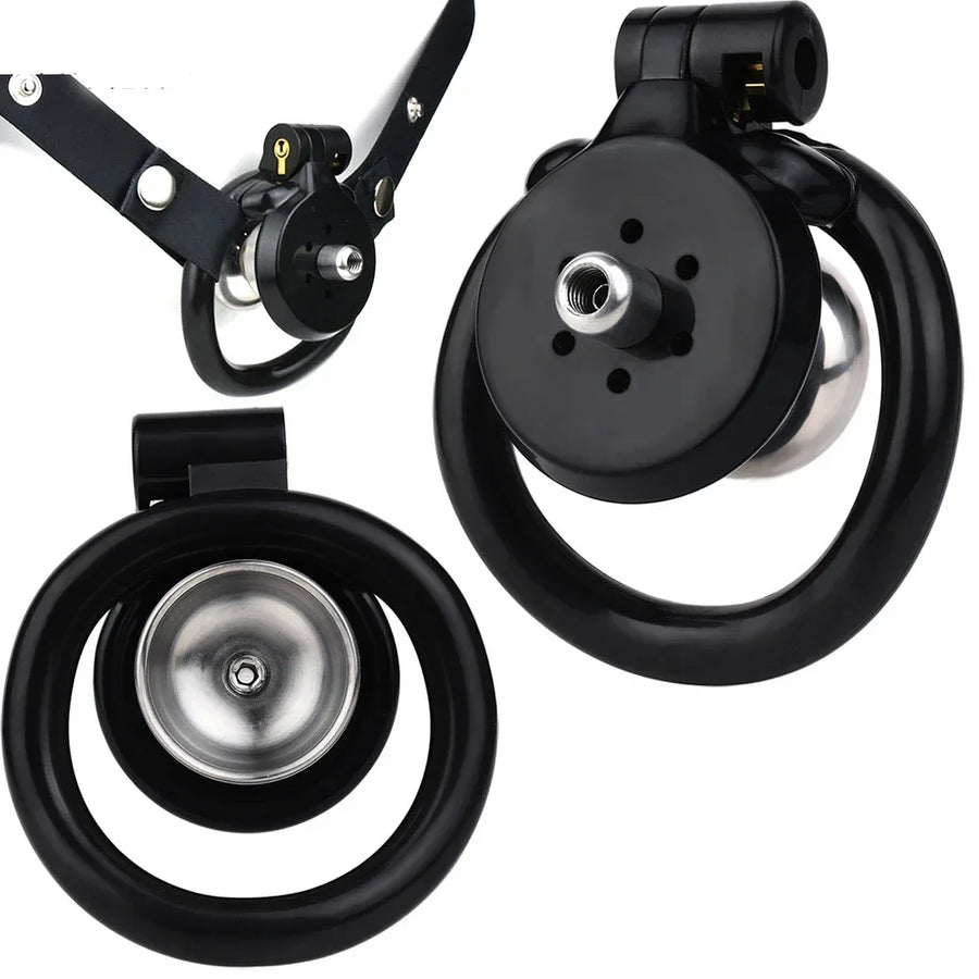 Inverted Plugged Flat Cock Cage product view