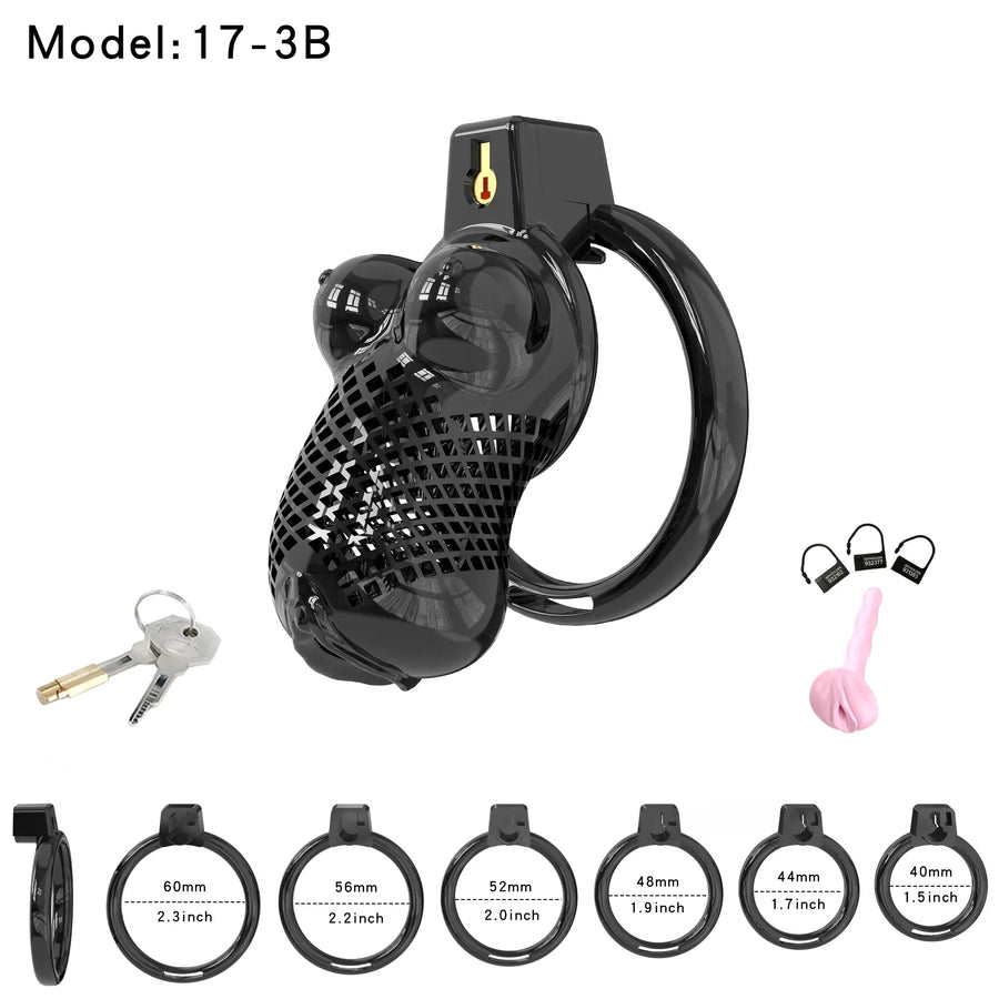 ABS Male Chastity Device, gallery view 13