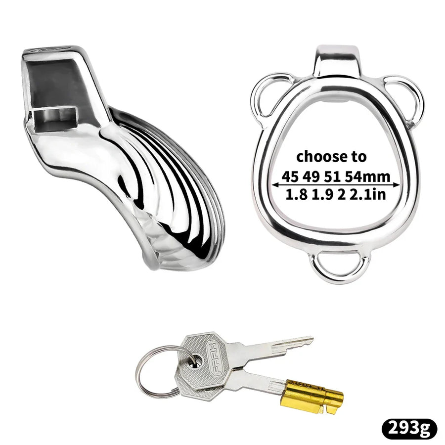 Small Shell Shaped Chastity Cage, gallery view 4