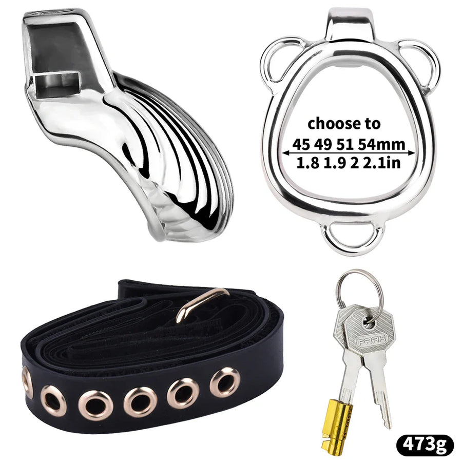 Small Shell Shaped Chastity Cage, gallery view 3