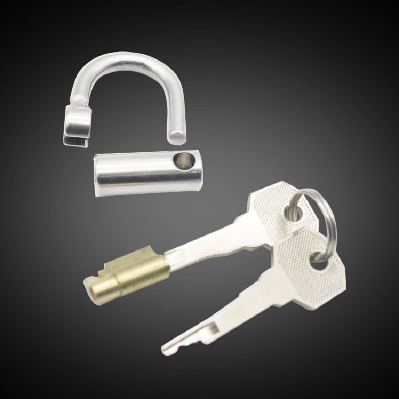 D-Ring PA Lock Glans Piercing, gallery view 3