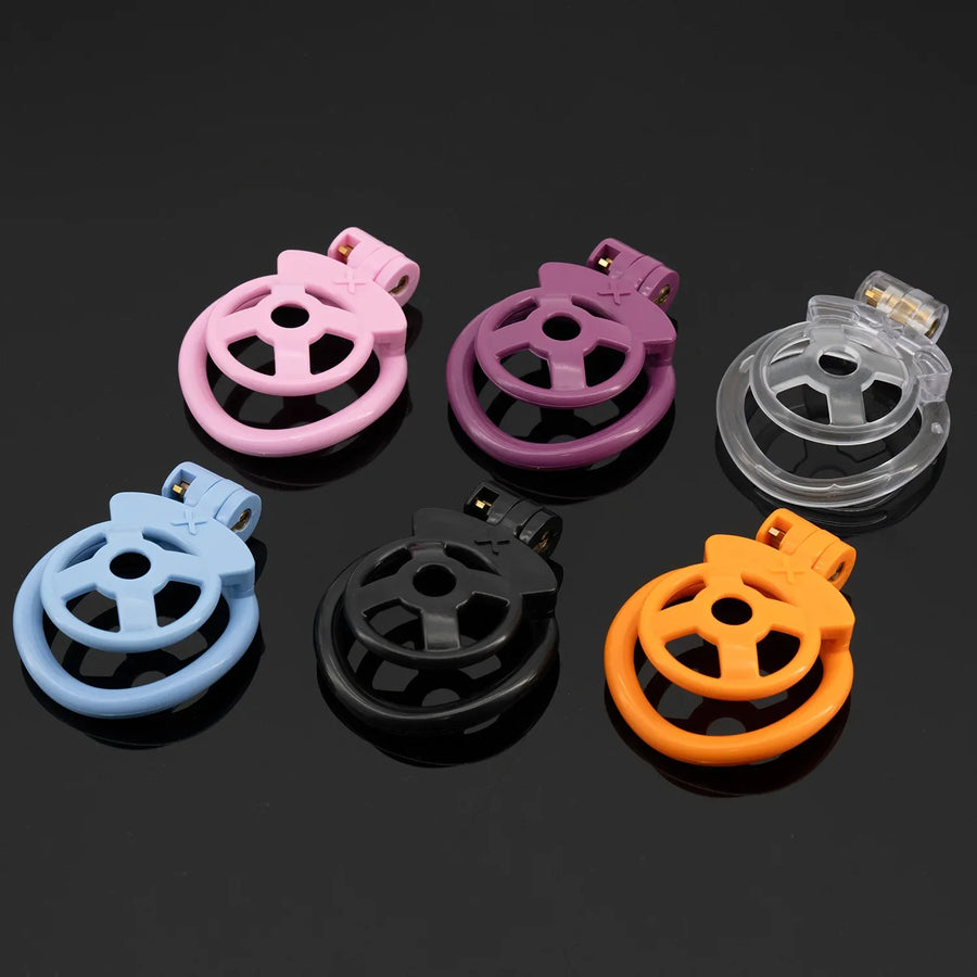 Light Cute Small Pot Lid Chastity Cage, gallery view 4