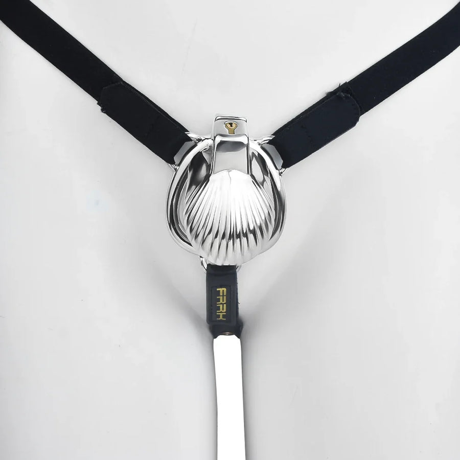 Small Shell Shaped Chastity Cage, gallery view 5