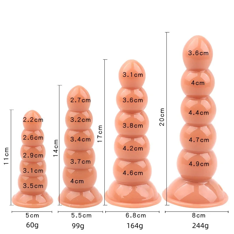 Large Plug Anal Beads, gallery view 3