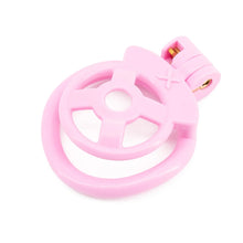 Charger l&#39;image dans la galerie, Cage de chasteté légère et mignonne avec couvercle de petite taille 
