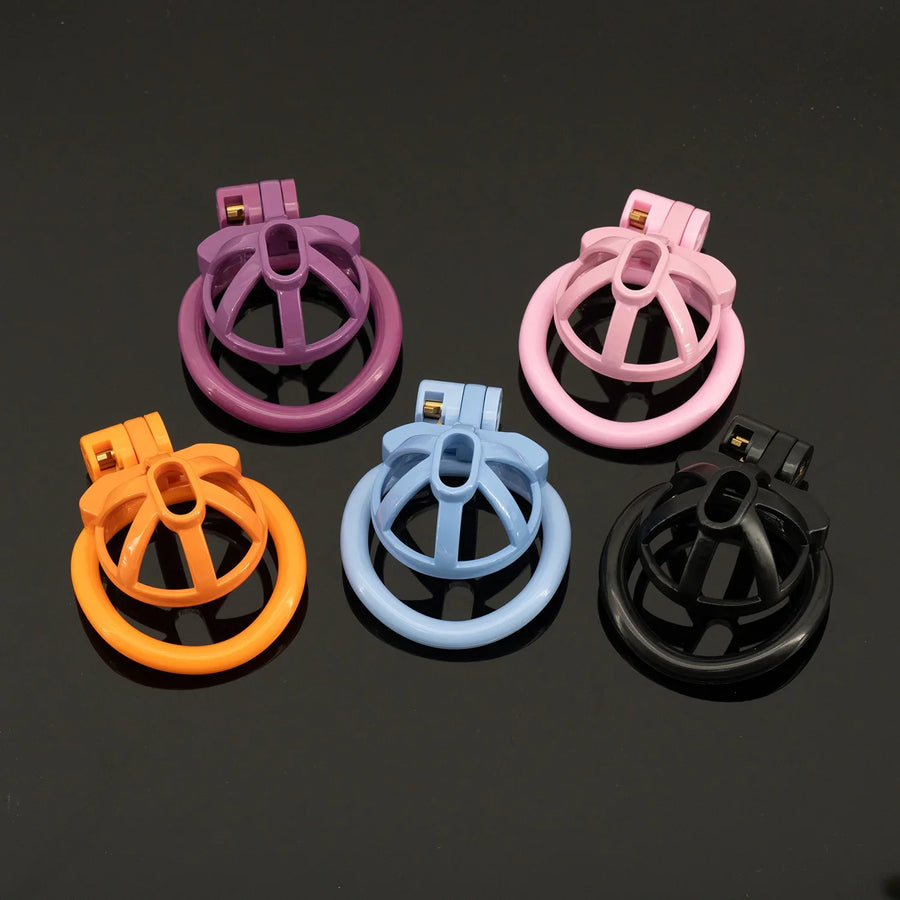Light Cute Hollow Small Bowl Chastity Cage, gallery view 2