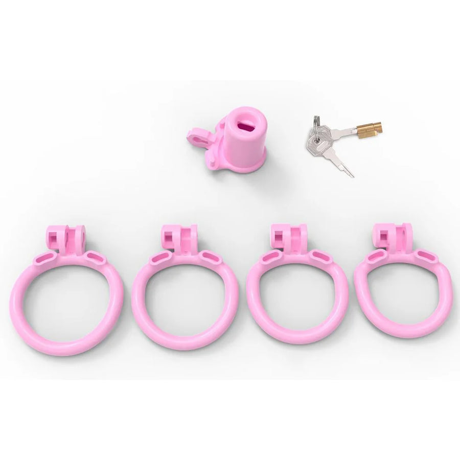 BDSM Sissy Slave Inverted Male Chastity Cage, gallery view 4