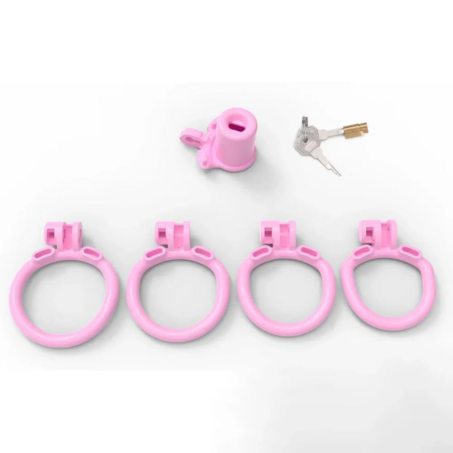 BDSM Sissy Slave Inverted Male Chastity Cage, gallery view 13