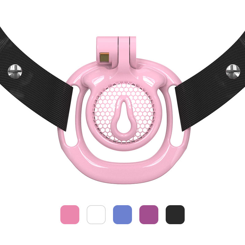 Sissy BDSM With Wearable Chastity Cage  -3
