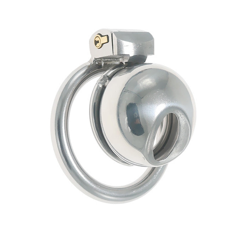 Small Steel Chastity Cage Easy To Pee -5