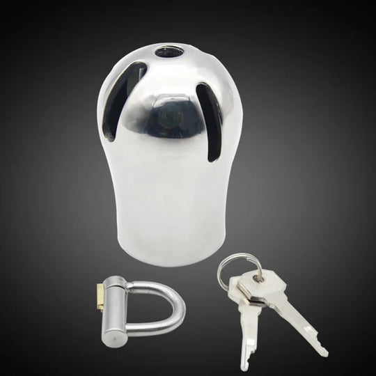Stainless Steel PA Lock Cock Cage with D-Ring product view