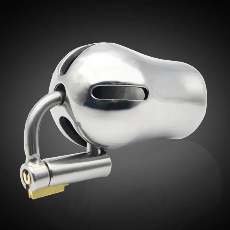 Stainless Steel PA Lock Cock Cage with D-Ring, gallery view 3