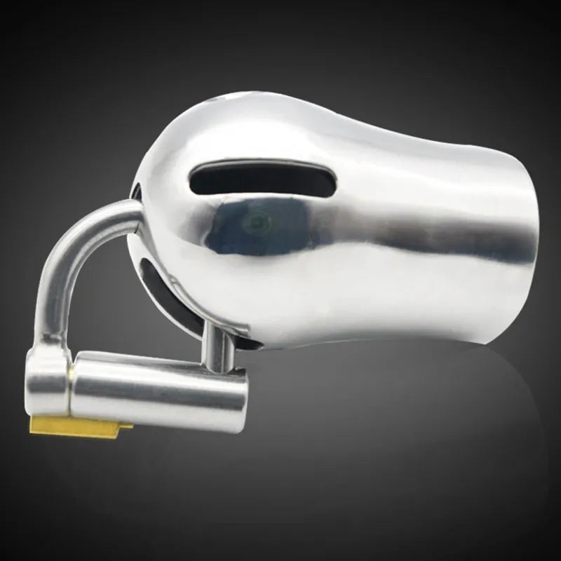 Stainless Steel PA Lock Cock Cage with D-Ring, gallery view 2