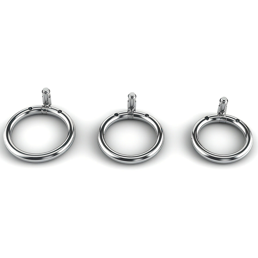 Stainless Steel Bead PA Chastity Cage 7