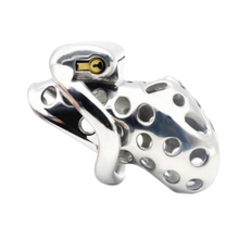 Load image into Gallery viewer, The Intensive Cell Steel Chastity Cage in the main gallery view
