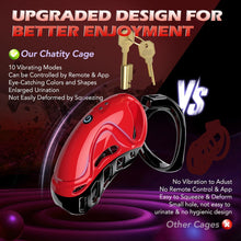 Load image into Gallery viewer, Vibrating Chastity Cage -3
