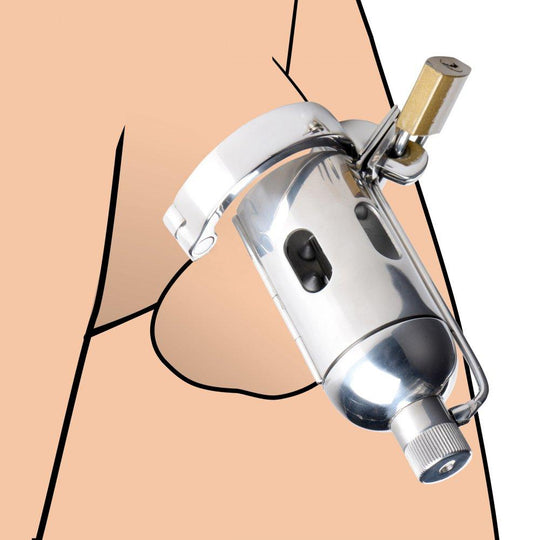Spiked Chamber Chastity Cage product view