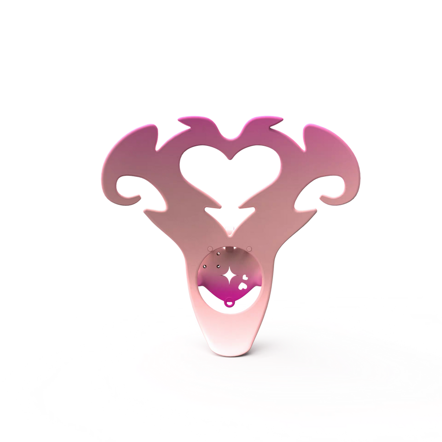 Angel's Heart Chastity Belt Adjustable -5
