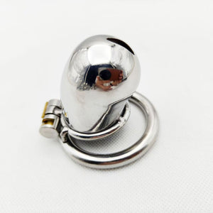 Anti-Escape Metal Chastity Cage - 2