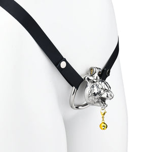 Beast Penis Locker With Chastity Bell - belt 