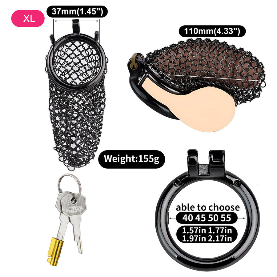 Soft Armor Chastity Cage, gallery view 6