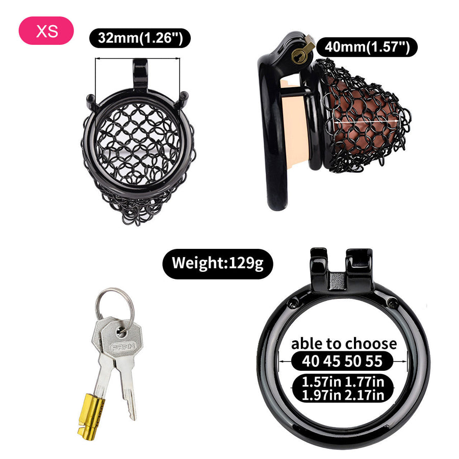 Soft Armor Chastity Cage, gallery view 2