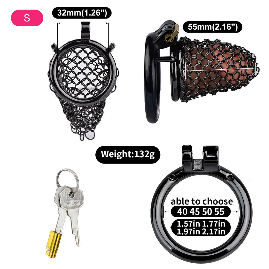 Soft Armor Chastity Cage, gallery view 3