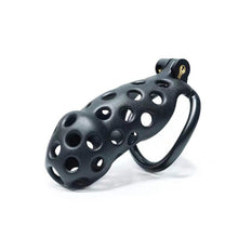Lade das Bild in den Galerie-Viewer, Black Hole Mamba Chastity Cage Kit 1.77 To 4.13 Inches in alternate gallery view 7
