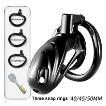 Charger l&#39;image dans la galerie, Black Metal Chastity Cage
