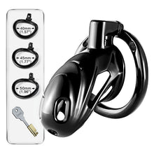 Charger l&#39;image dans la galerie, Black Metal Chastity Cage
