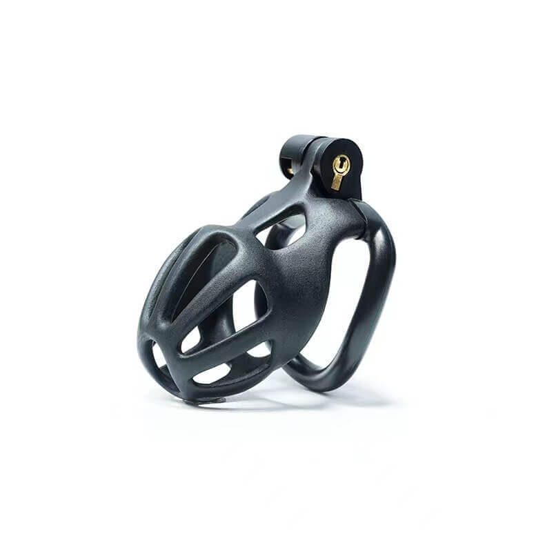 Black Stripe Mamba Chastity Cage Kit 1.77 To 4.13 Inches in alternate gallery view 4