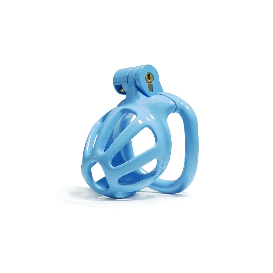Blue Stripe Mamba Chastity Cage Kit 1.77 To 4.13 Inches in alternate gallery view 3