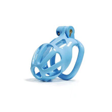 Lade das Bild in den Galerie-Viewer, Blue Stripe Mamba Chastity Cage Kit 1.77 To 4.13 Inches in alternate gallery view 4
