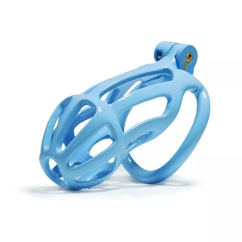 Blue Stripe Mamba Chastity Cage Kit 1.77 To 4.13 Inches in alternate gallery view 6