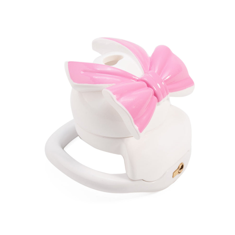Bowknot Lid Chastity Cage Invisible, gallery view 9