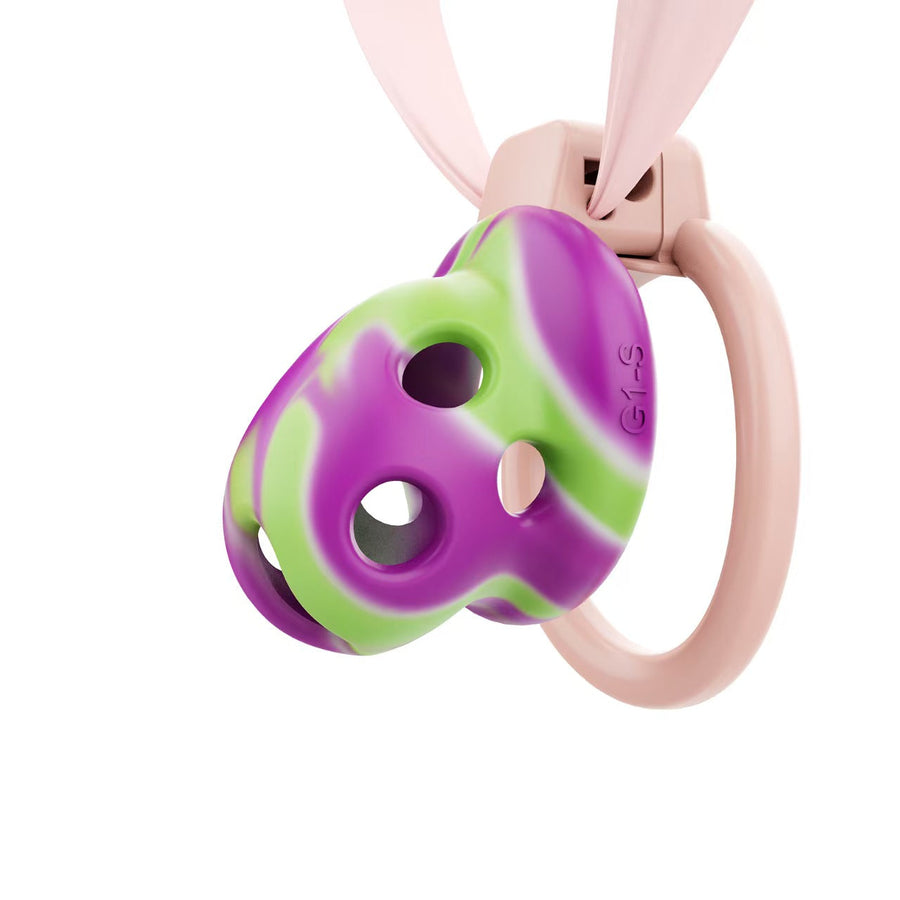 Breathable Soft Rubber Chastity Cage 10
