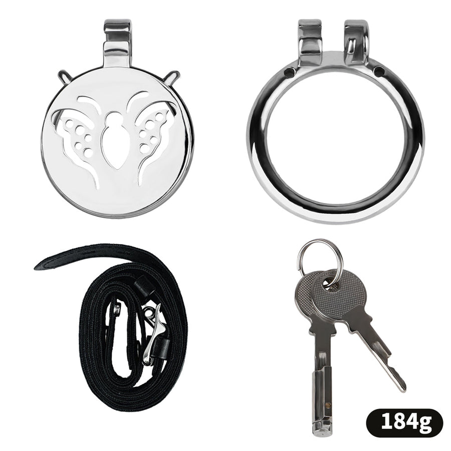 Butterfly Flat Chastity Lock - 4