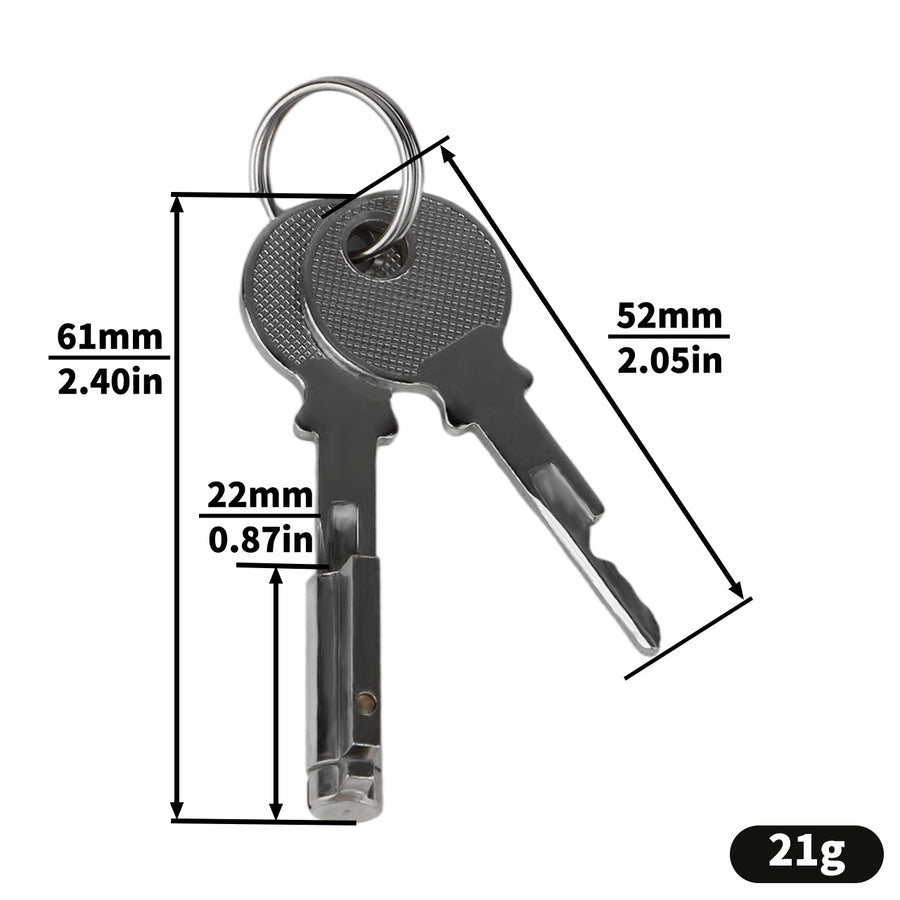 Butterfly Flat Chastity Lock - 9