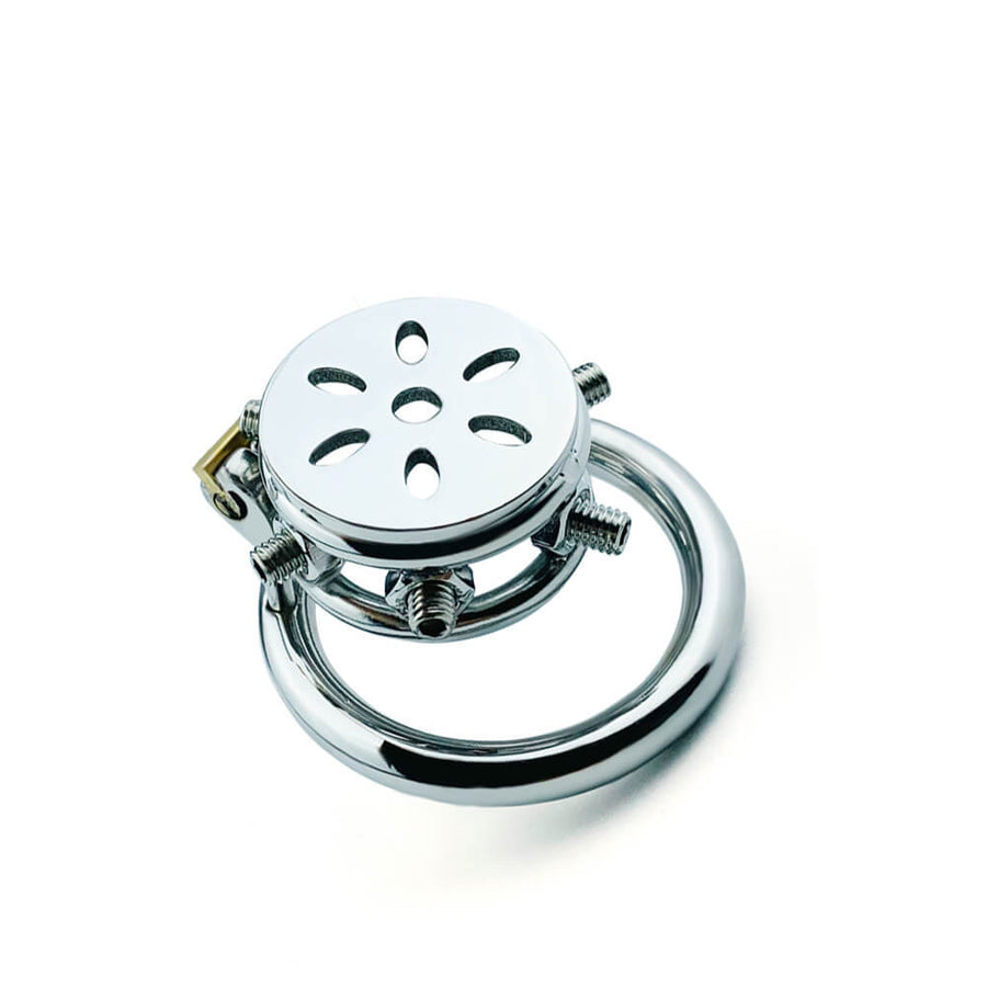 Flat Chastity Lock With Spikes, gallery view 5