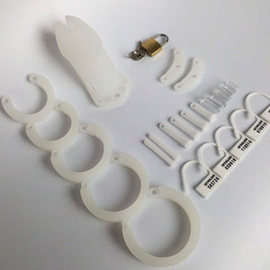 CB6000 Silicone Chastity Cage White