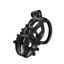 Load image into Gallery viewer, FlexiSpike Chastity Cage black
