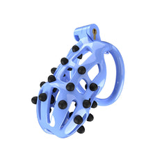 Load image into Gallery viewer, FlexiSpike Chastity Cage -blue
