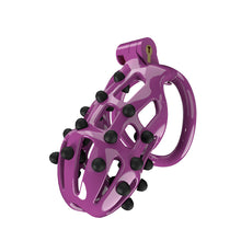Load image into Gallery viewer, FlexiSpike Chastity Cage  purple
