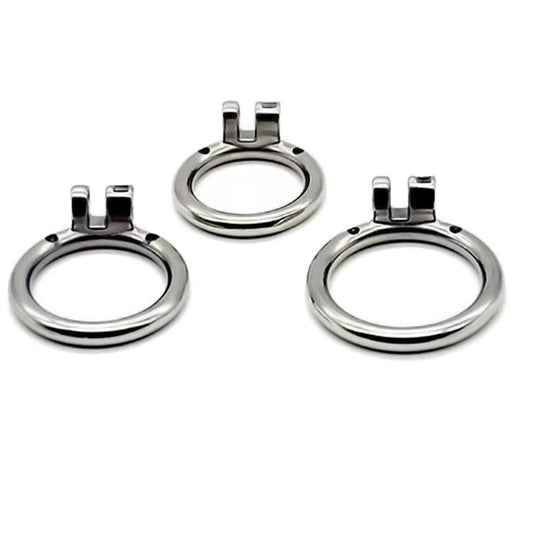 Stainless Steel Round/Arc Chastity Ring product view