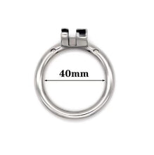 Lade das Bild in den Galerie-Viewer, Stainless Steel Round/Arc Chastity Ring

